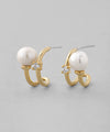 Stone x Bijou Double Line Earrings