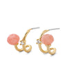 Stone x Bijou Double Line Earrings