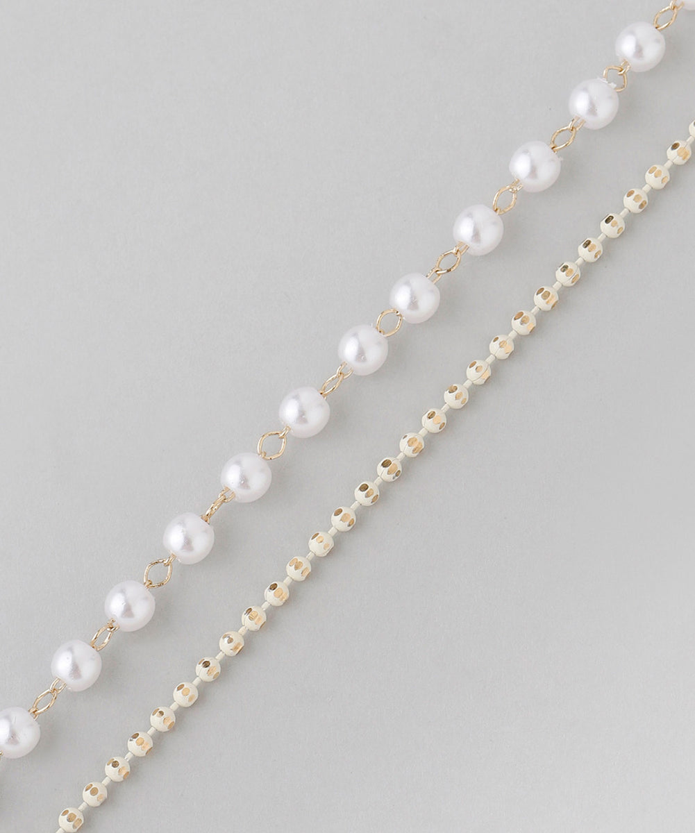 ANEMONE】ミニパール×ボールチェーンネックレス｜SANPO ONLINE