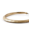 Matte metal hoop earrings