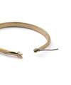 Matte metal hoop earrings