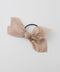 Chic color sheer ribbon hair tie