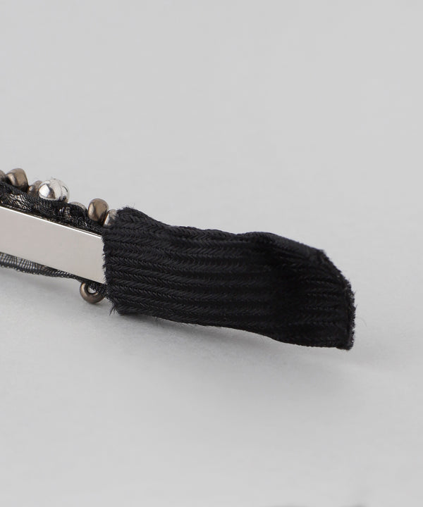 ビーズ刺しゅうスリムカチューシャ