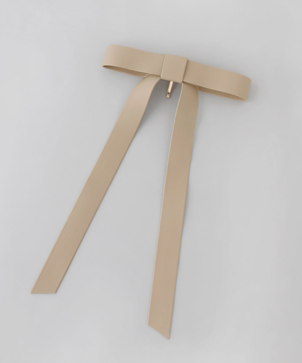 ぽん リボンオーダー サテンリボン 白 レースリボン重ね ビッグダブルリボン ビッグリボン