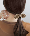 重なりリボンヘアゴム