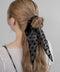 Polka Dot Sheer Ribbon Scrunchie