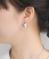 【ステンレス】ボリュームメタルピアス