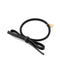 Leather-like ribbon hair tie