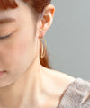 Metal Wave Hoop Earrings