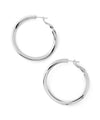 Metal Wave Hoop Earrings