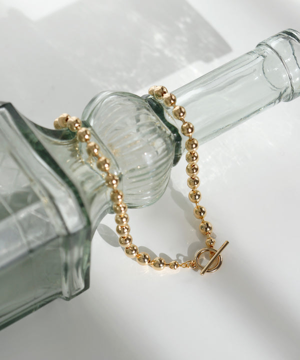 ボールチェーンマンテルネックレス