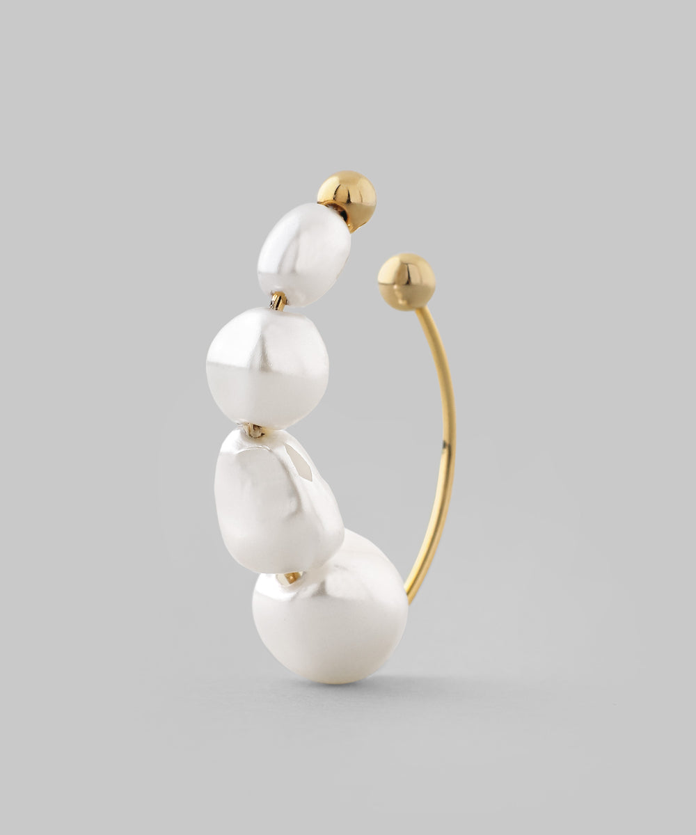 ANEMONE】パールラインイヤーカフ｜アネモネ・シエナロゼ・ミミサン