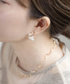 pearl hoop earrings