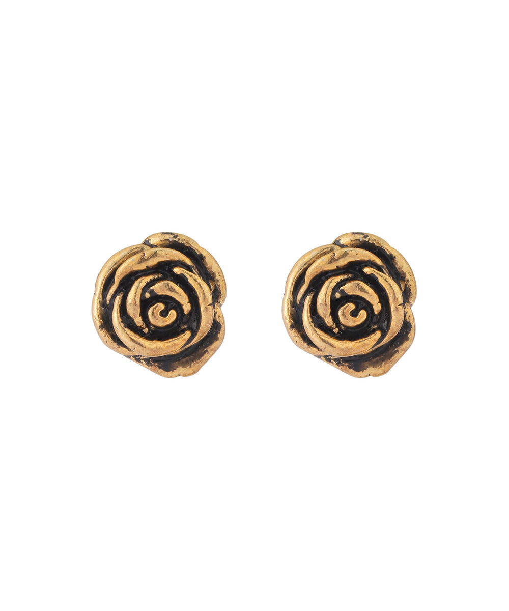 ANEMONE】メタルローズピアス｜アネモネ・シエナロゼ・ミミサンジュウ