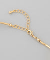 Wave Metal Pipe Necklace