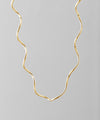 Wave Metal Pipe Necklace