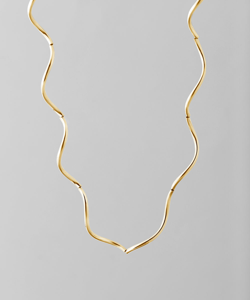 ANEMONE】ウェーブメタルパイプネックレス｜SANPO ONLINE(サンポー