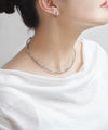 Wave double necklace