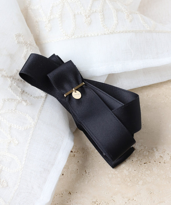 メタルポイントのリボンバナナクリップ