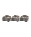 Marble and Metal Signet Rings (Set of 2)