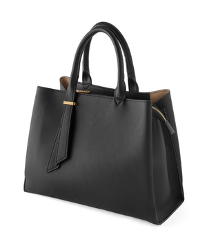 【Trideep】レザー調スクエア2WAYバッグ