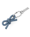 Leather-like ribbon charm