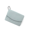 Tri-fold leather mini wallet