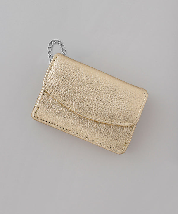 三つ折りレザーミニウォレット