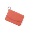 Tri-fold leather mini wallet