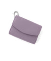 Tri-fold leather mini wallet