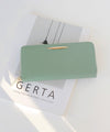 Metal Point Leather Wallet
