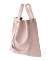 Leather 2-way tote bag