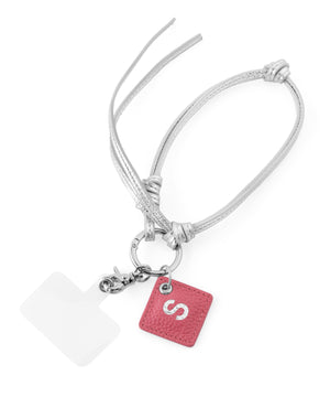 Colored Leather Initial Strap