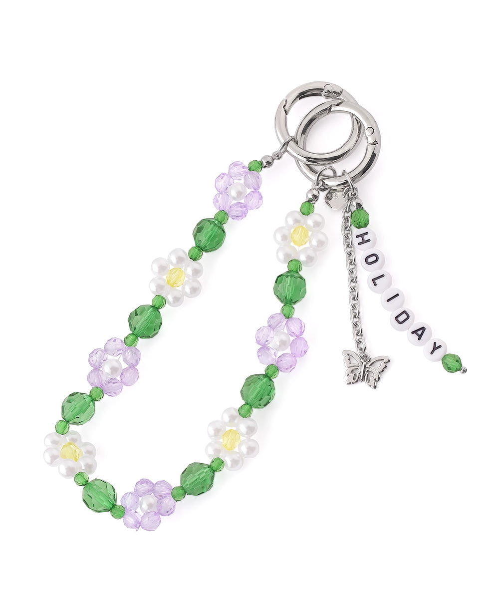 新品未使用　Pandora フラワー柄 ビーズチャーム ANEMONE】ビーズフラワーチャーム｜アネモネ・シエナロゼ・ミミサン