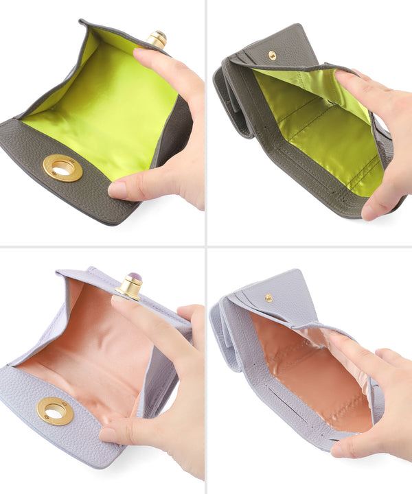 【ANEMONE×HASHIBAMI】天然石レザーミニウォレット