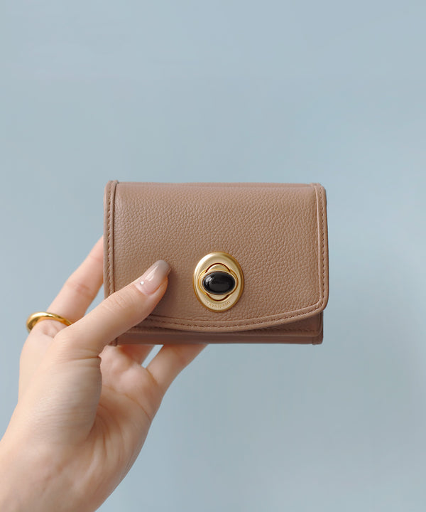 【ANEMONE×HASHIBAMI】天然石レザーミニウォレット