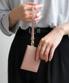 Glitter Leather Pass Case
