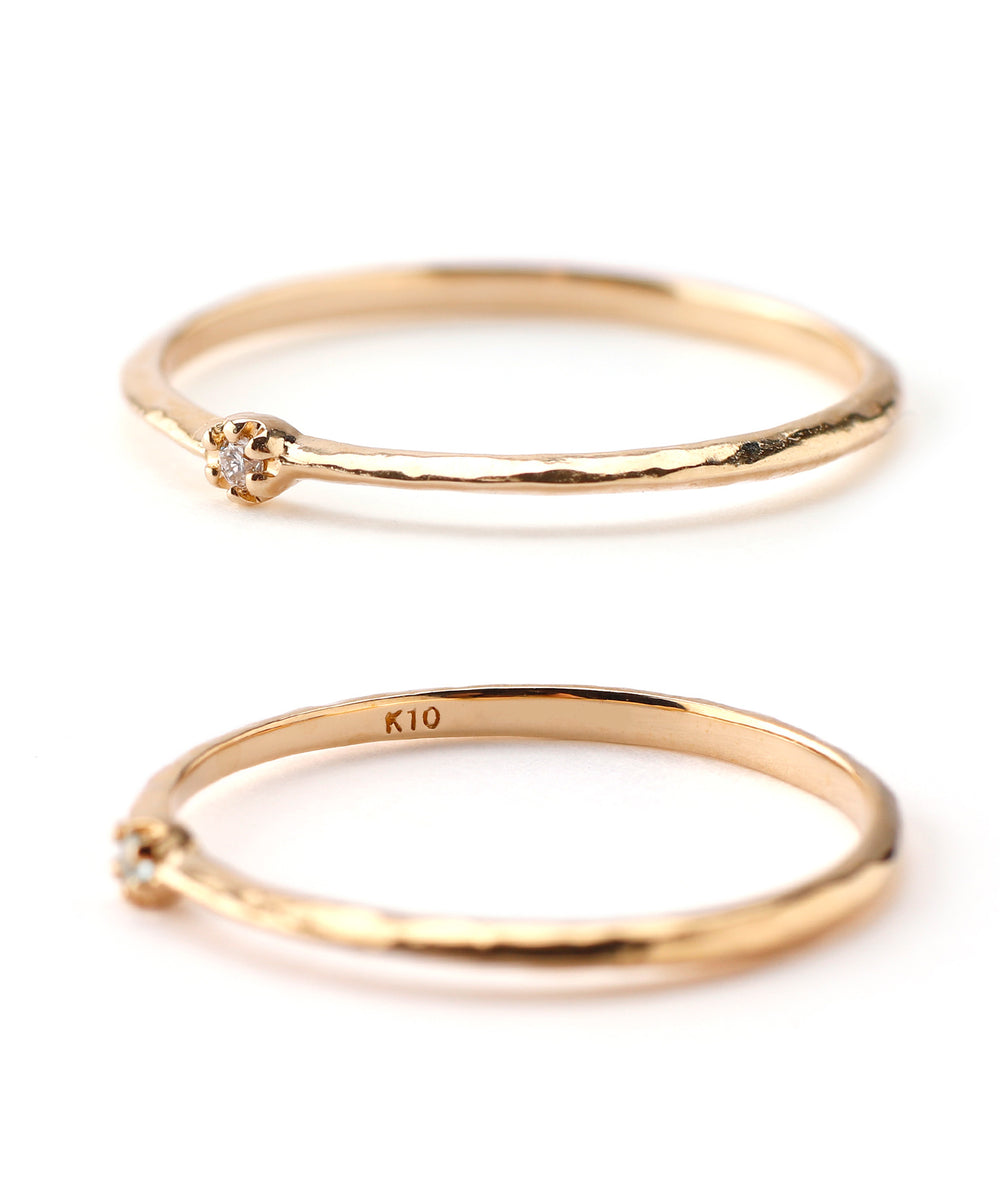 ANEMONE】誕生石リング[4月][K10]｜SANPO ONLINE(サンポーオンライン)