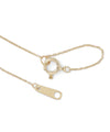 White Topaz Y-shaped Necklace (10K Gold) with Gift Box