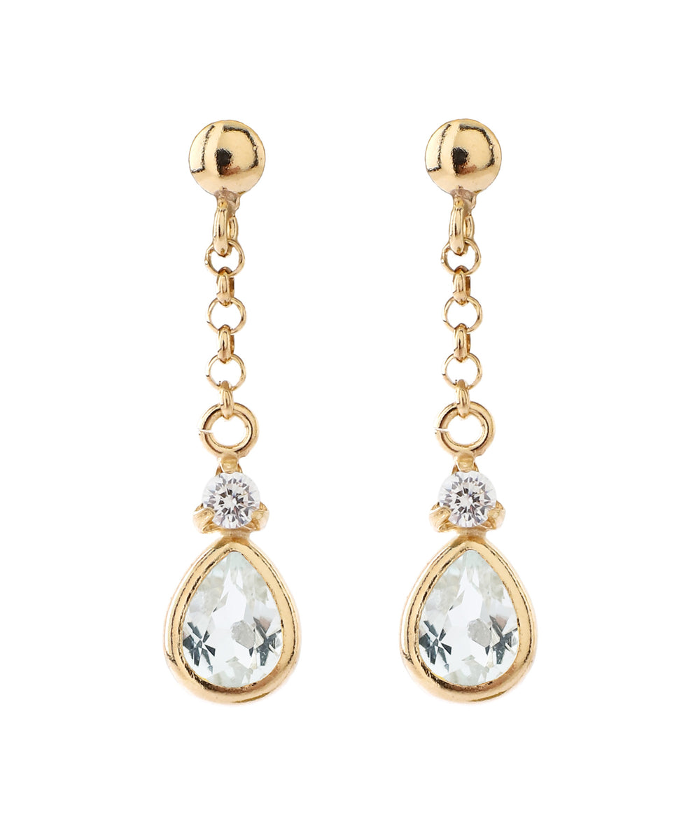 花柄水晶ダブレットとモリオンのピアスチャーム 花柄水晶ダブレットとモリオンのピアスチャーム