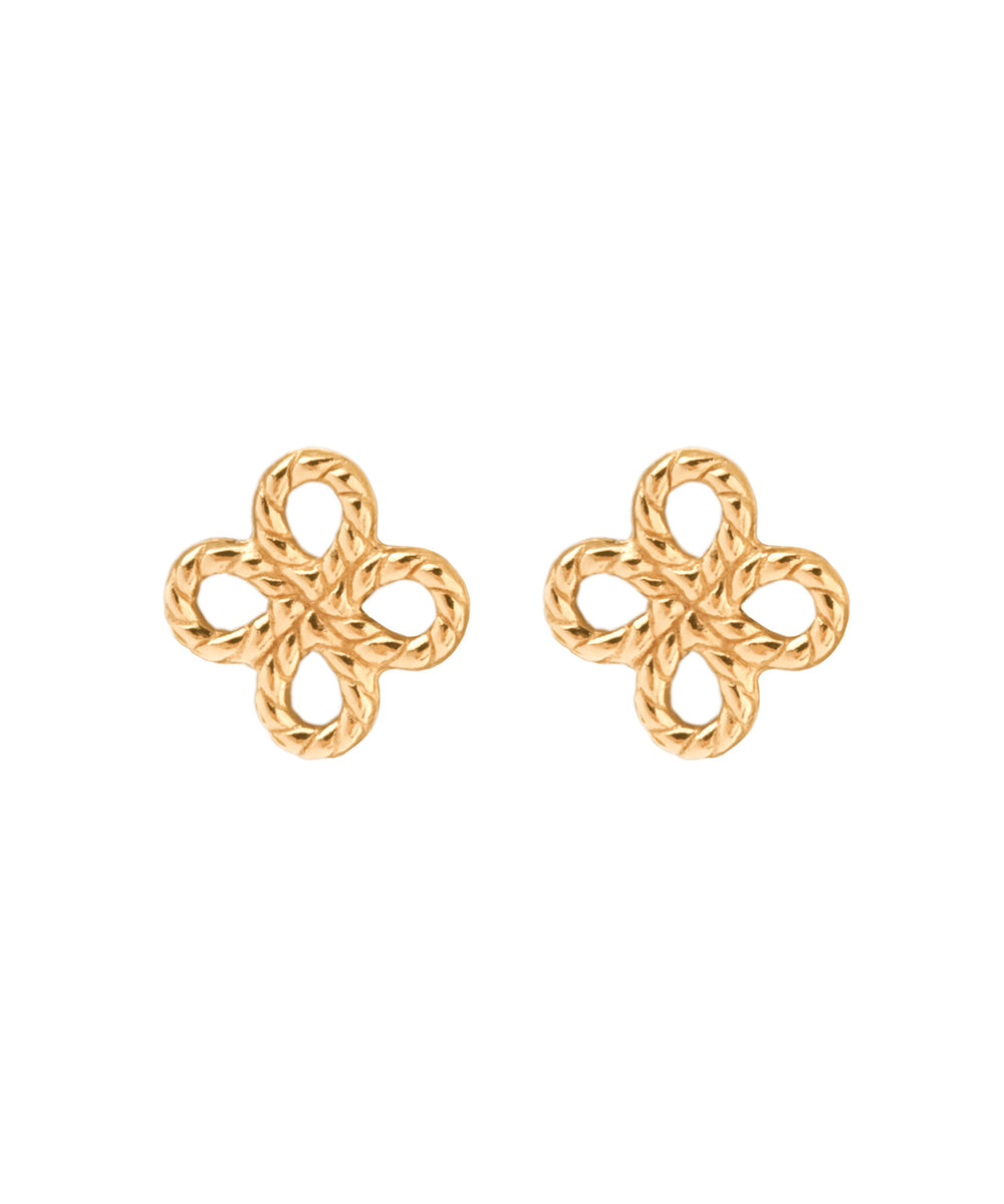 ANEMONE】フラワーピアス[K10]｜アネモネ・シエナロゼ・ミミサン