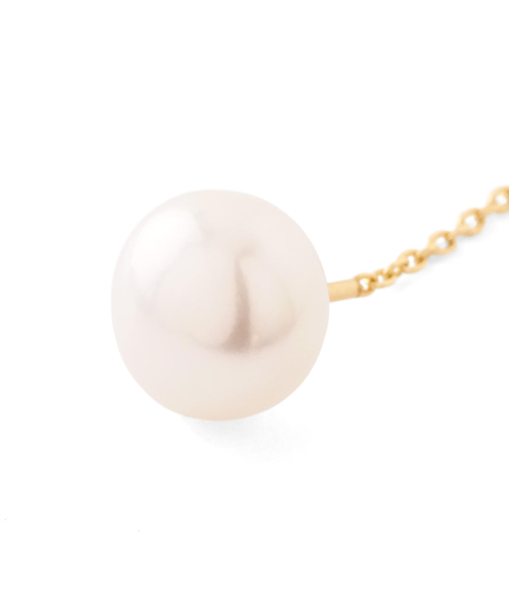 mimi33】淡水パールアメリカンピアス[K10][Basic]｜アネモネ