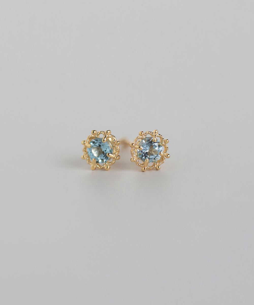 mimi33】1粒天然石のピアス[Basic][K10]｜SANPO ONLINE(サンポー