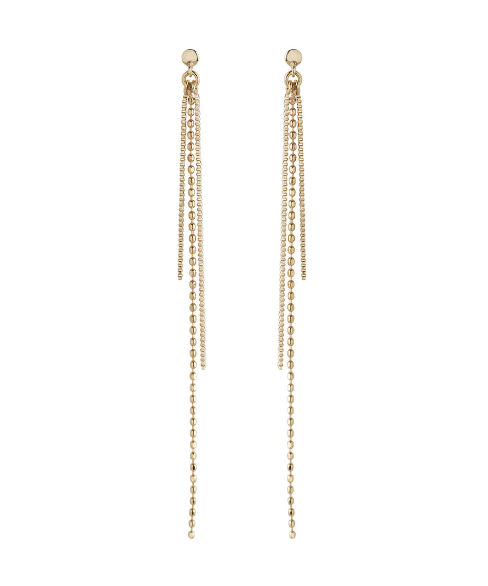 お値下げ【ANN DEMEULEMEESTER】チェーンフリンジ ピアス お値下げ