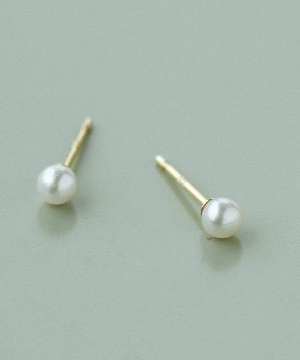 mimi33】1粒淡水パールピアス[K10][Basic]｜SANPO ONLINE