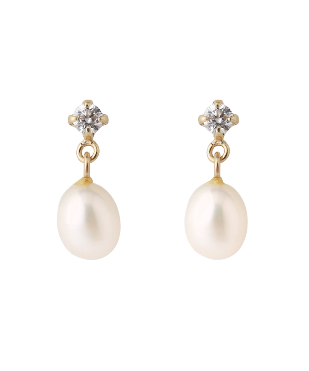 mimi33】淡水パールピアス[K10][Basic]｜SANPO ONLINE(サンポー