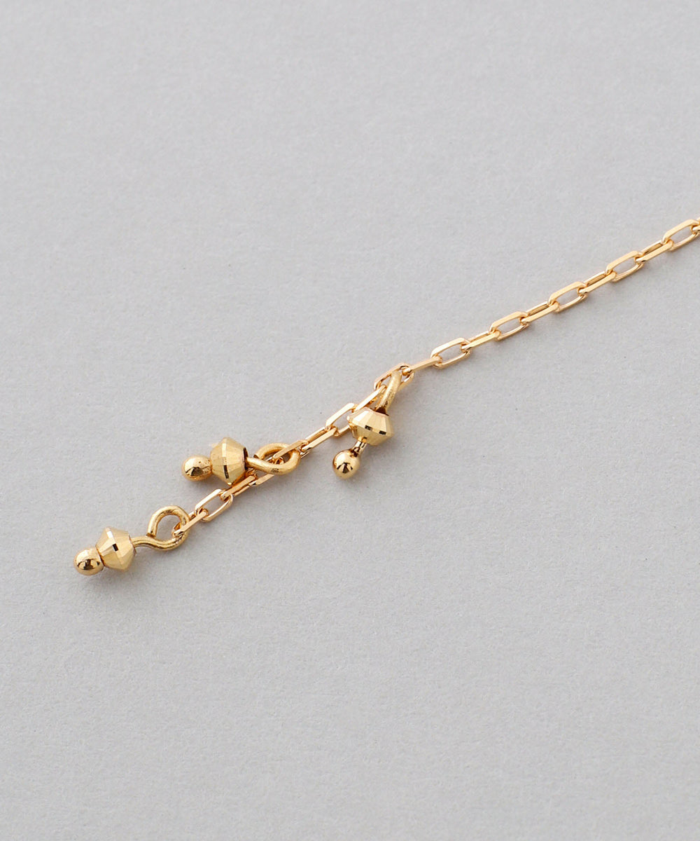 mimi33】チェーンアメリカンピアス[K10][Basic]｜アネモネ