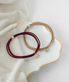 Coin and jewel hair ties (set of 2)