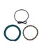 Multi-design hair ties (set of 3)