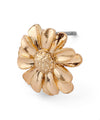 Metal flower earrings